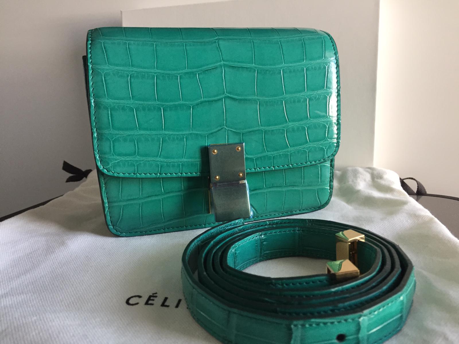 Celine shop box crocodile
