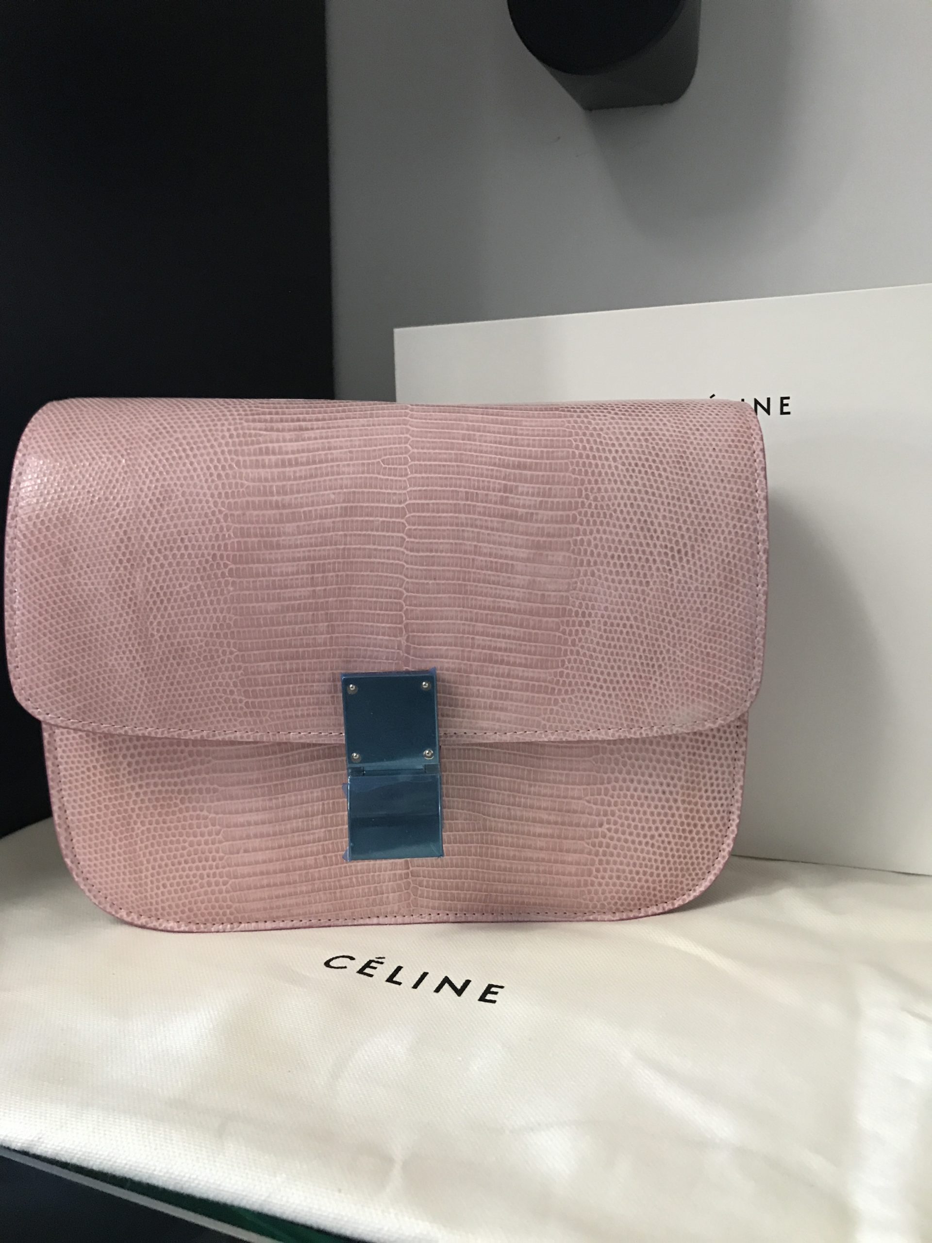 celine box crocodile